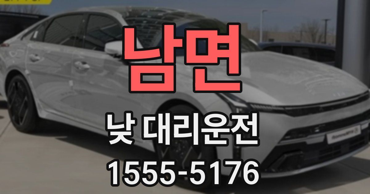 남면 낮 대리운전