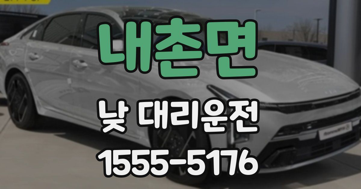 내촌면 낮 대리운전