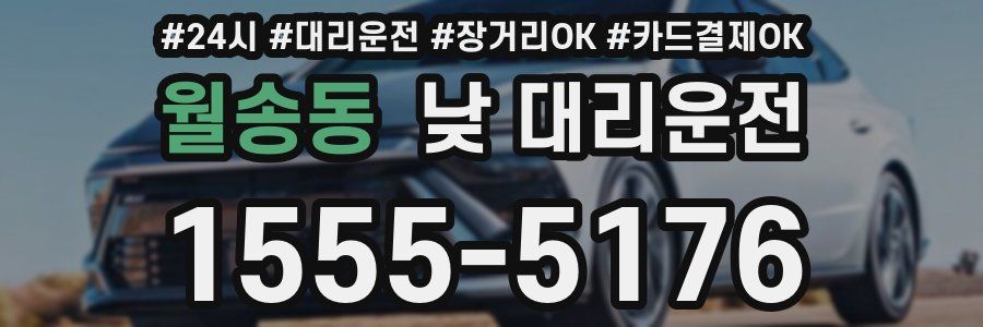 월송동 낮 대리운전