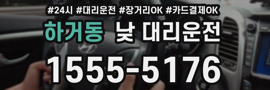 하거동 낮 대리운전
