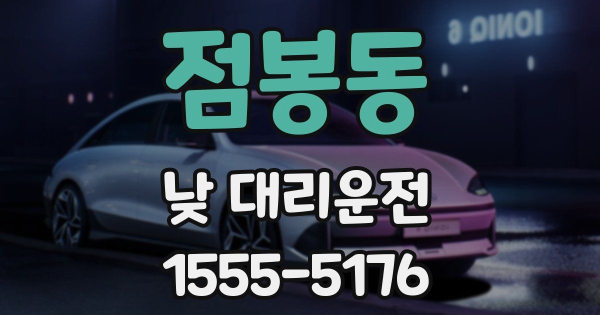 점봉동 낮 대리운전