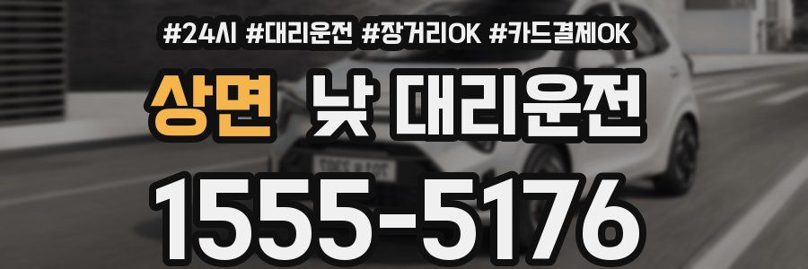 상면 낮 대리운전