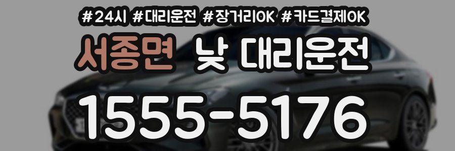 서종면 낮 대리운전