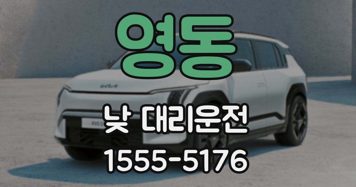 영동 낮 대리운전