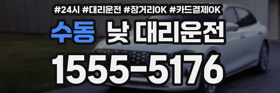 수동 낮 대리운전