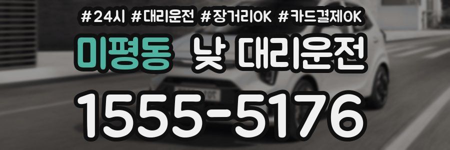 미평동 낮 대리운전