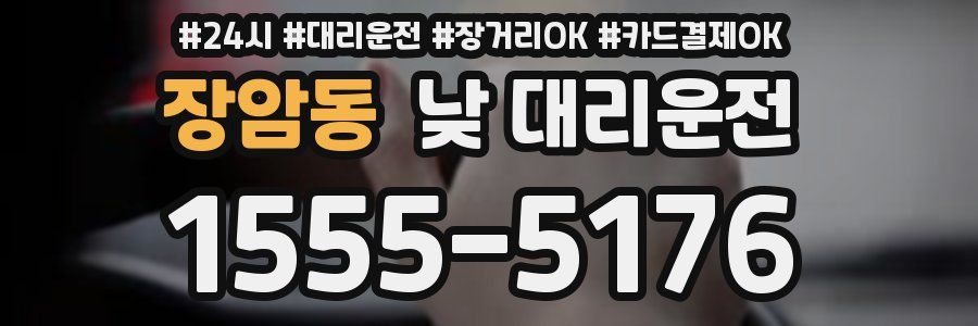 장암동 낮 대리운전