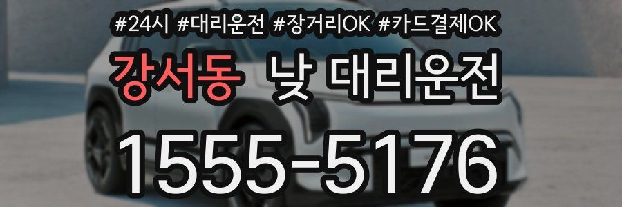 강서동 낮 대리운전