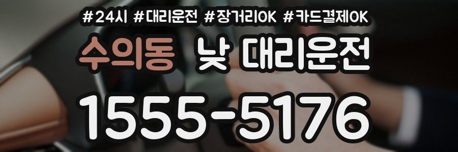 수의동 낮 대리운전