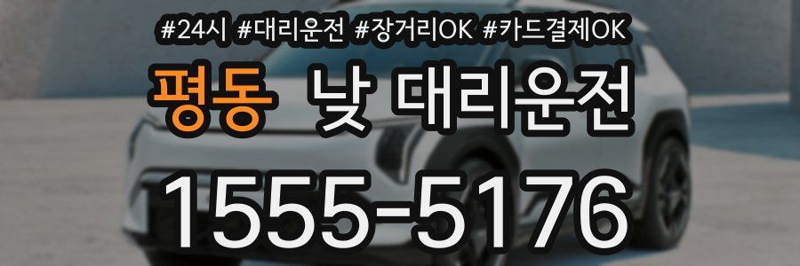 평동 낮 대리운전