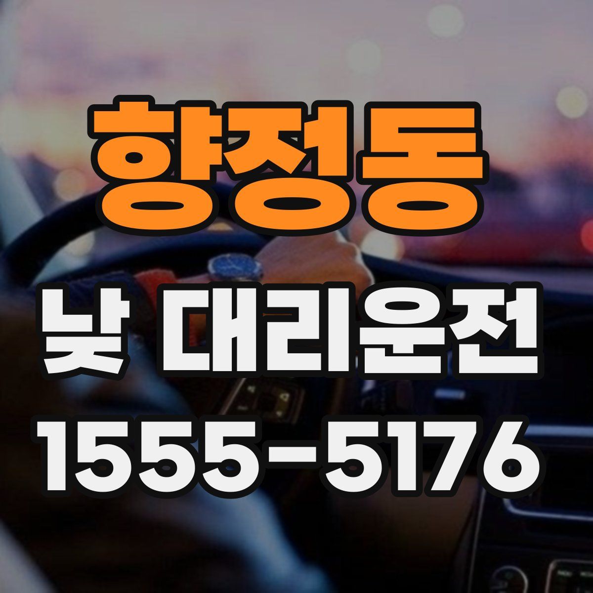 향정동 낮 대리운전