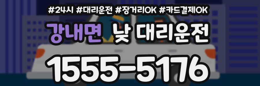 강내면 낮 대리운전