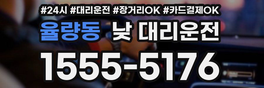 율량동 낮 대리운전