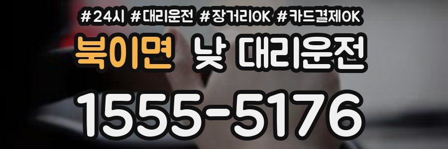북이면 낮 대리운전