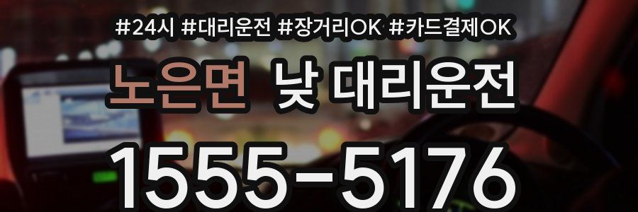 노은면 낮 대리운전