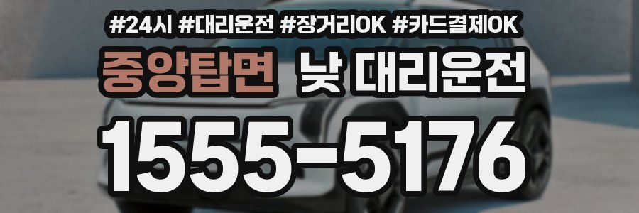 중앙탑면 낮 대리운전