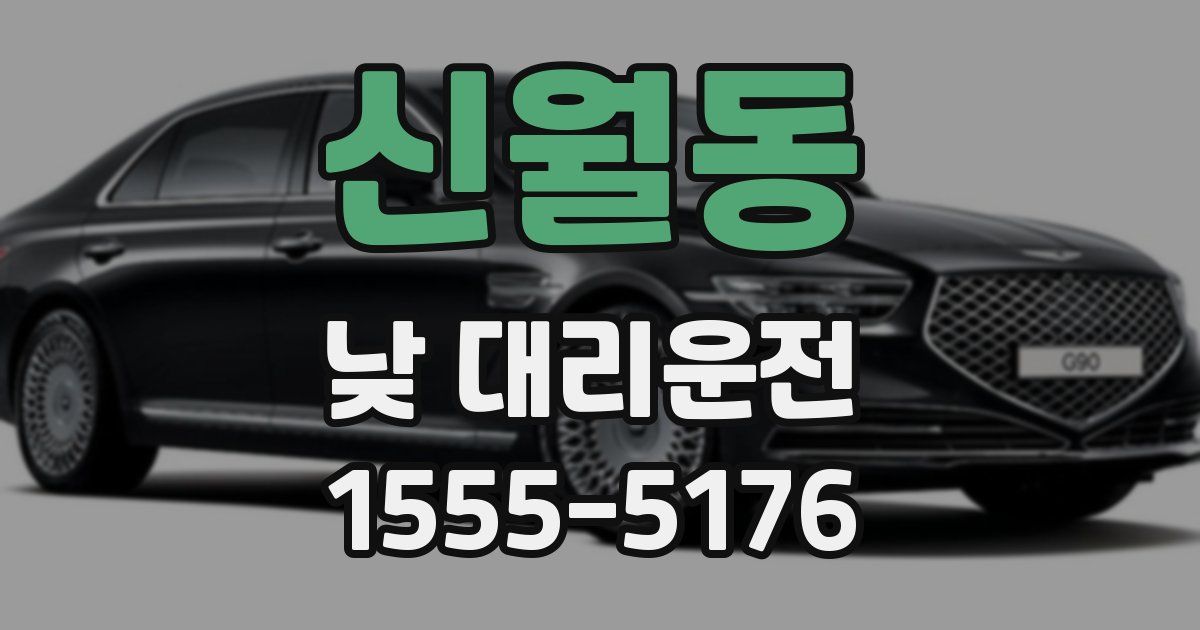 신월동 낮 대리운전