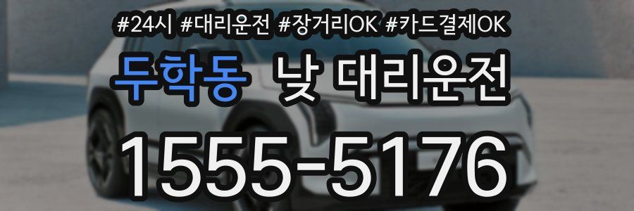 두학동 낮 대리운전