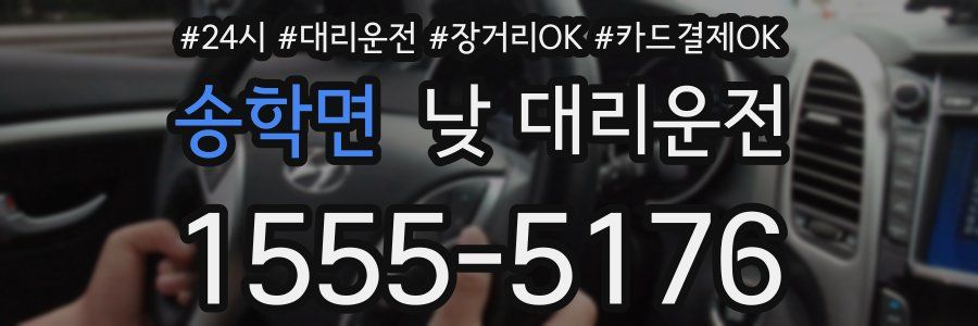 송학면 낮 대리운전