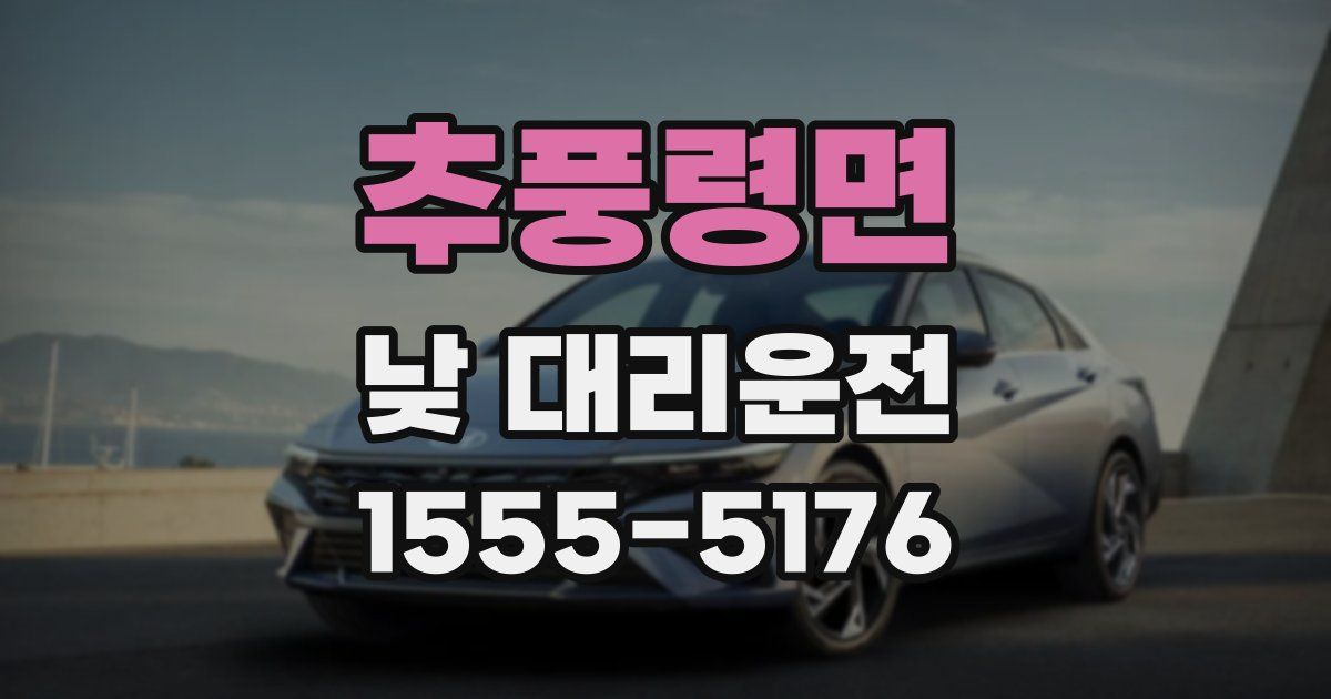 추풍령면 낮 대리운전