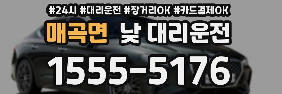 매곡면 낮 대리운전