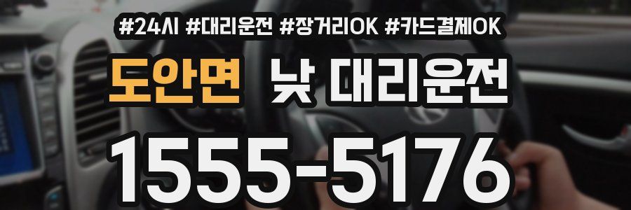 도안면 낮 대리운전