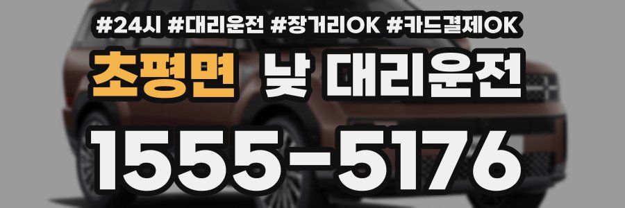 초평면 낮 대리운전
