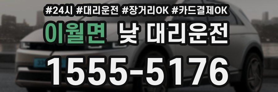 이월면 낮 대리운전