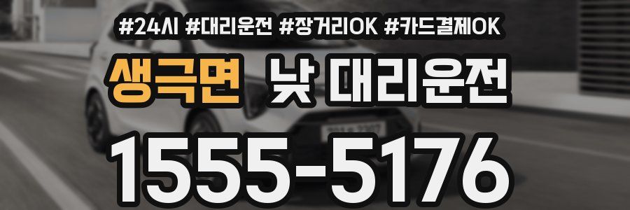 생극면 낮 대리운전