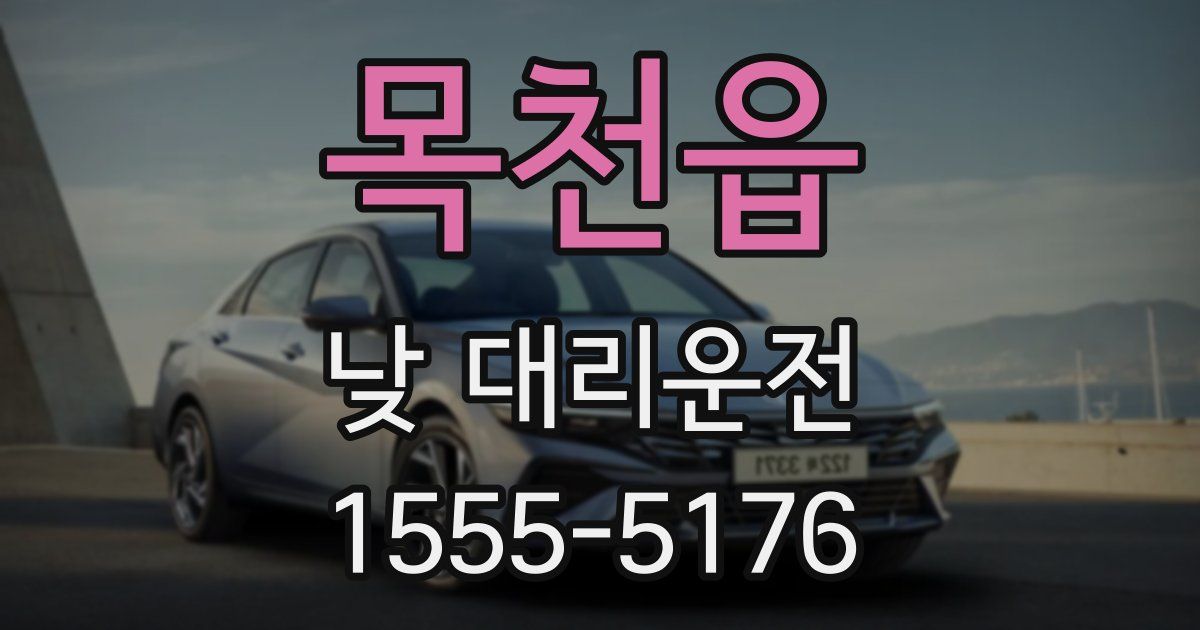 목천읍 낮 대리운전