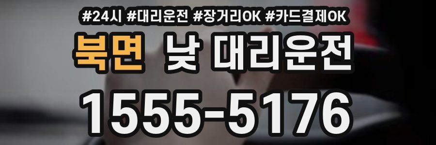 북면 낮 대리운전