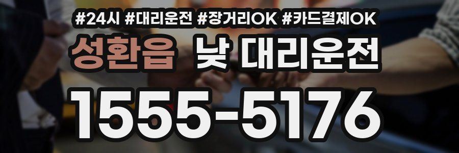 성환읍 낮 대리운전