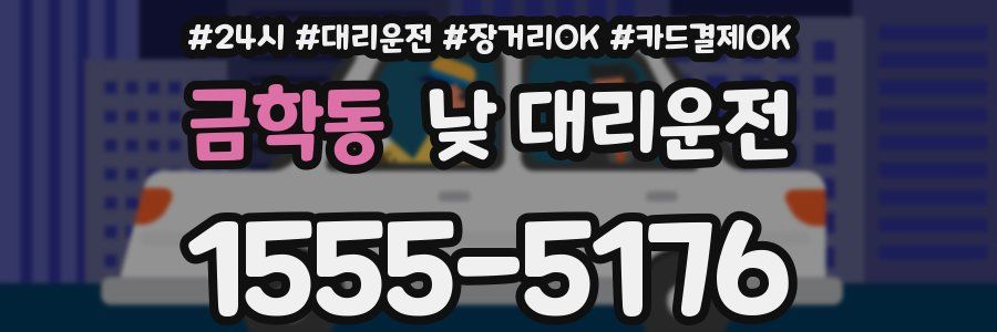 금학동 낮 대리운전