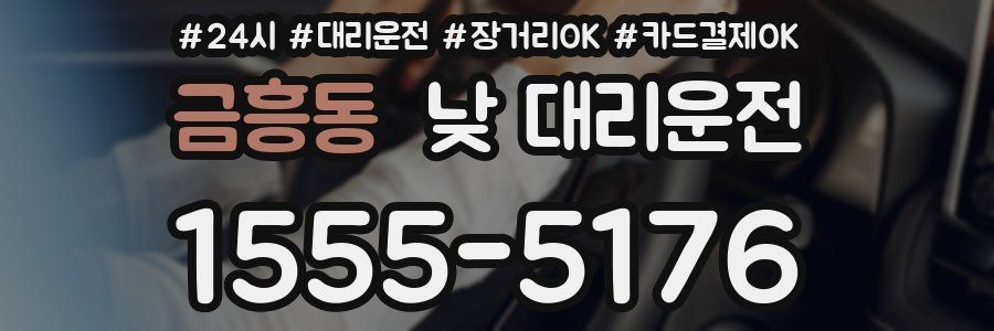 금흥동 낮 대리운전