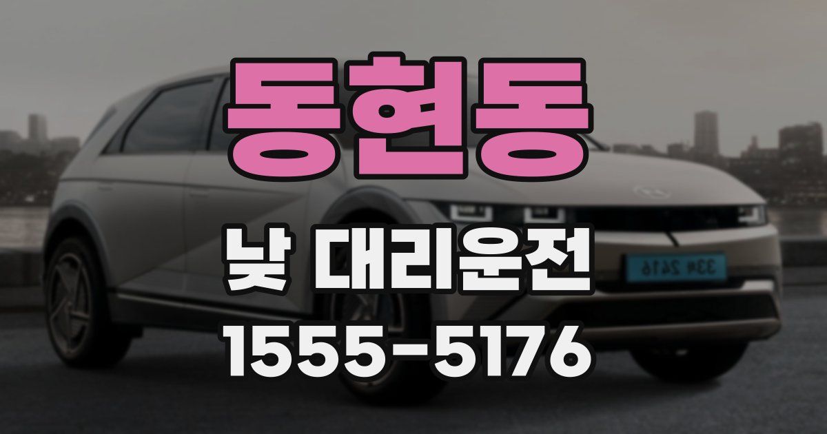 동현동 낮 대리운전