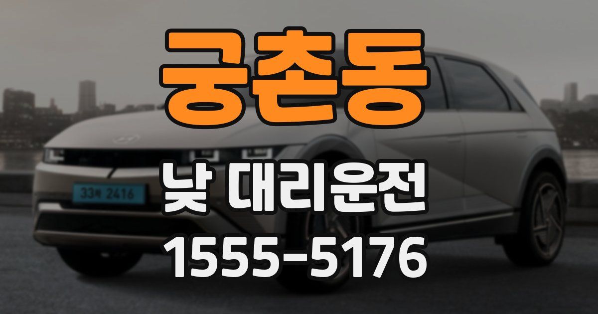 궁촌동 낮 대리운전