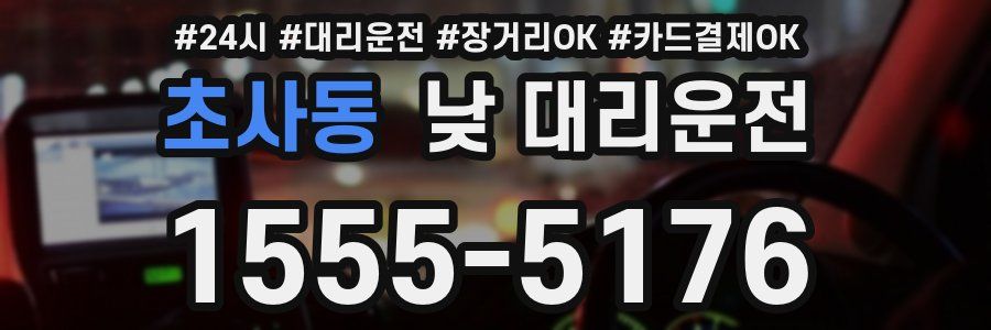 초사동 낮 대리운전