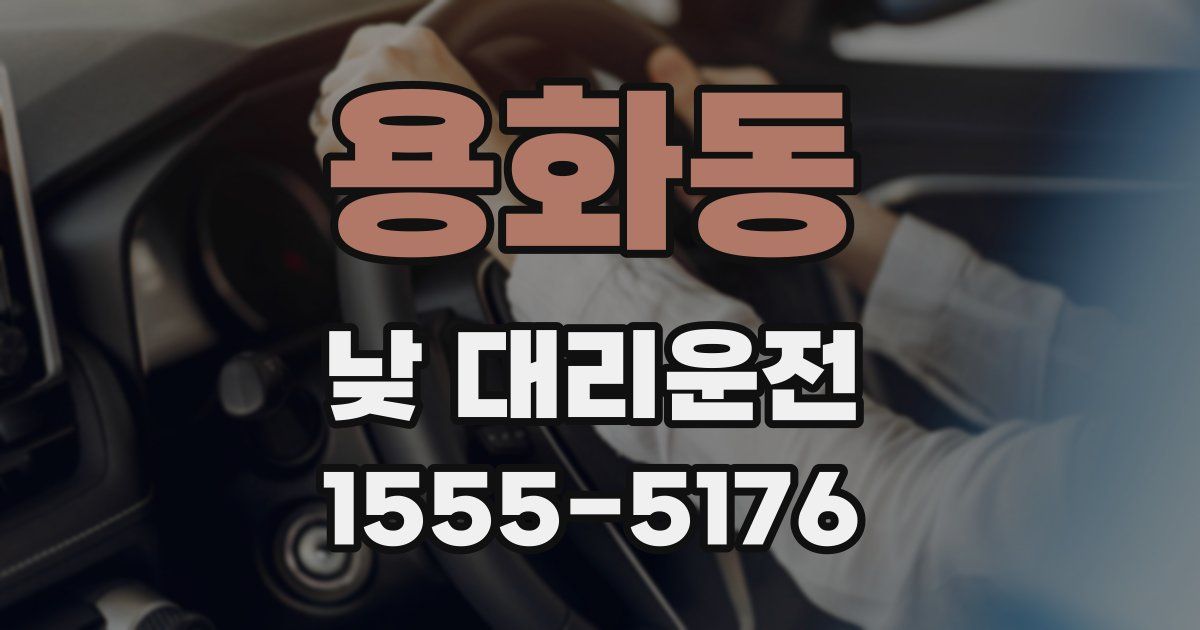 용화동 낮 대리운전