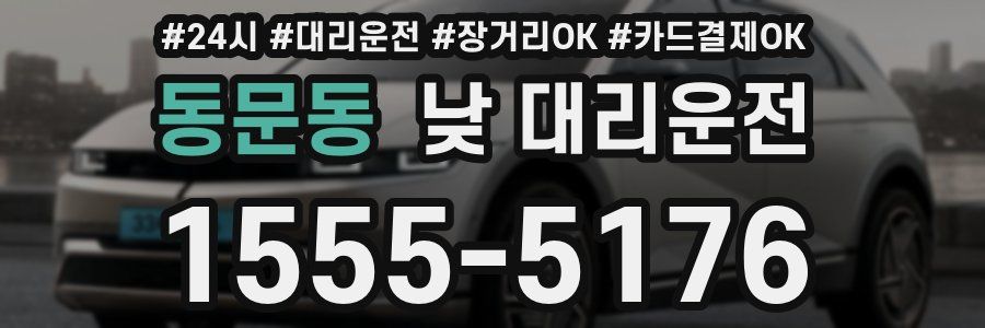 동문동 낮 대리운전