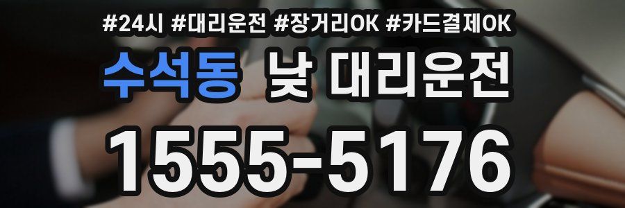 수석동 낮 대리운전