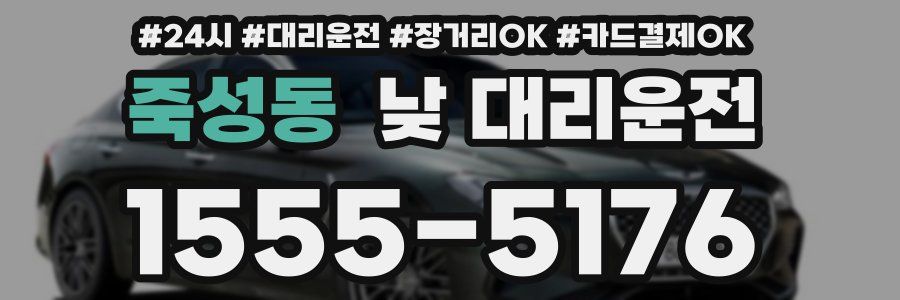 죽성동 낮 대리운전