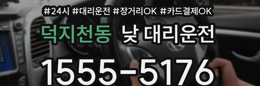 덕지천동 낮 대리운전