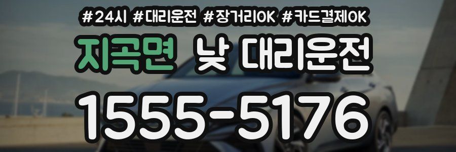지곡면 낮 대리운전
