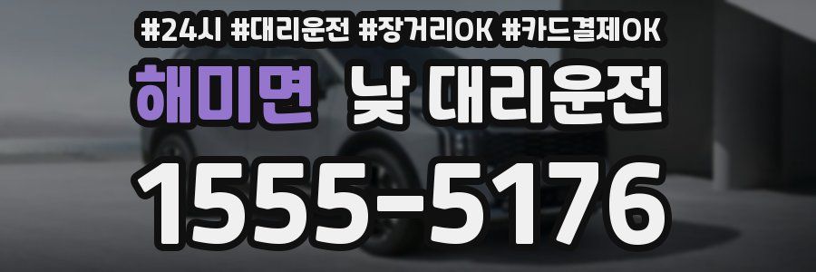 해미면 낮 대리운전