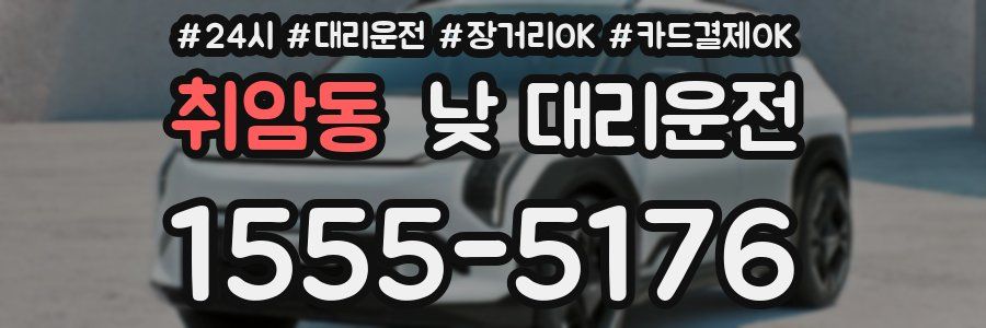 취암동 낮 대리운전
