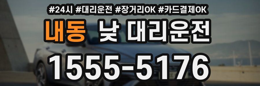내동 낮 대리운전