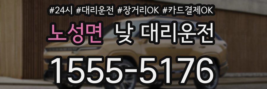 노성면 낮 대리운전