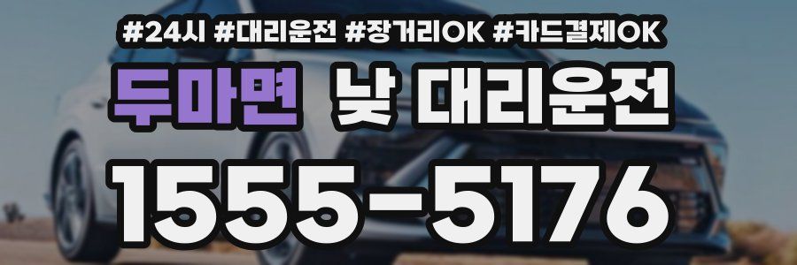 두마면 낮 대리운전