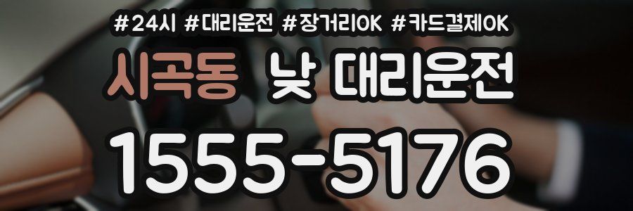 시곡동 낮 대리운전