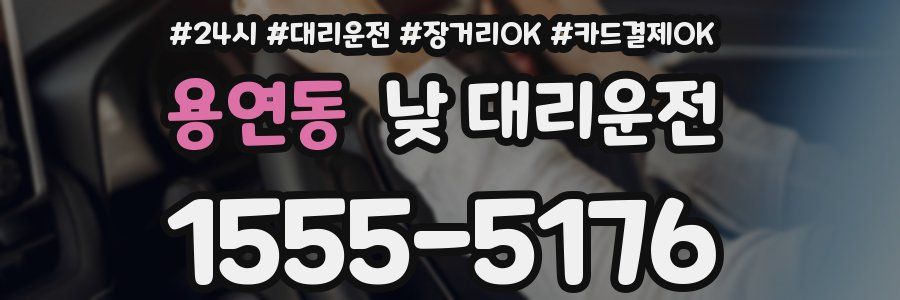 용연동 낮 대리운전